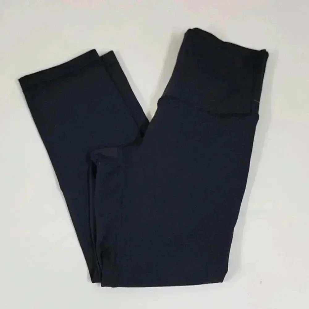 Lululemon Wunder Under Crop (Hi-Rise) *Full-On Luon 21"Black (First Release) - Picture 2 of 14